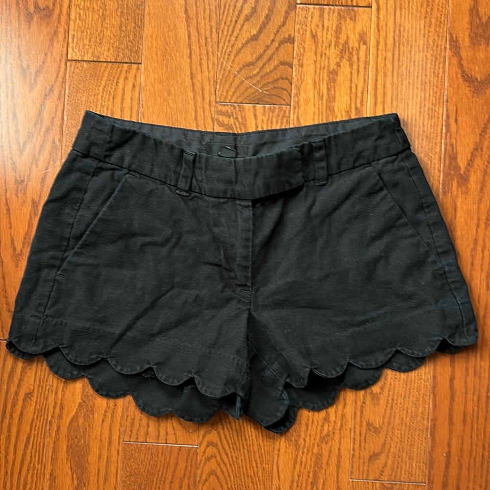 J. Crew Scalloped Hem Shorts